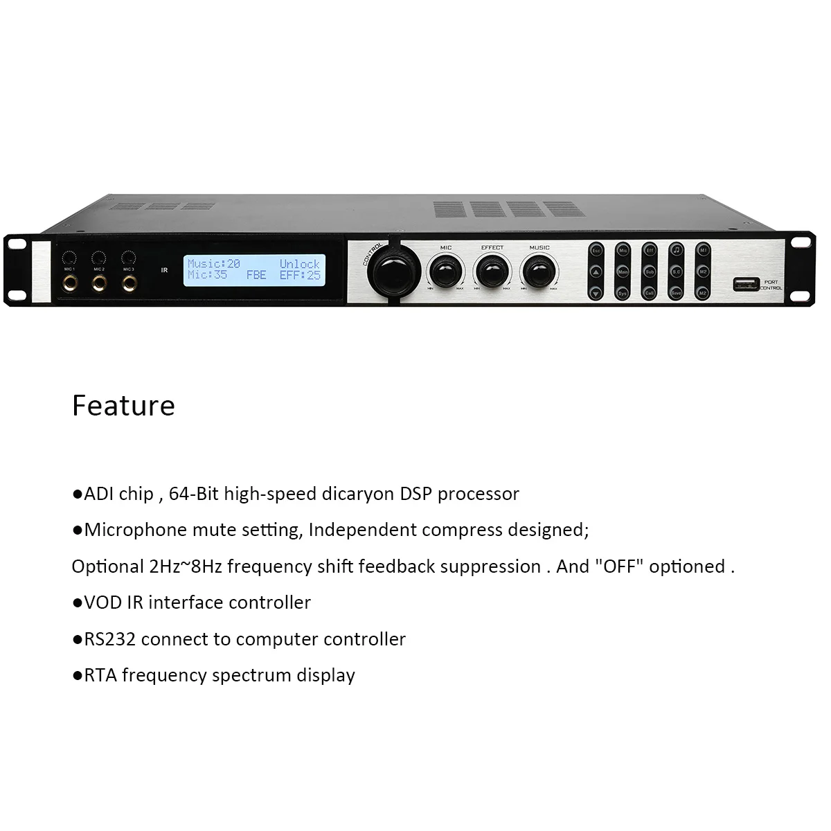 KX-8600 по прейскуранту завода-изготовителя высококачественная караоке-машина аудиопроцессор