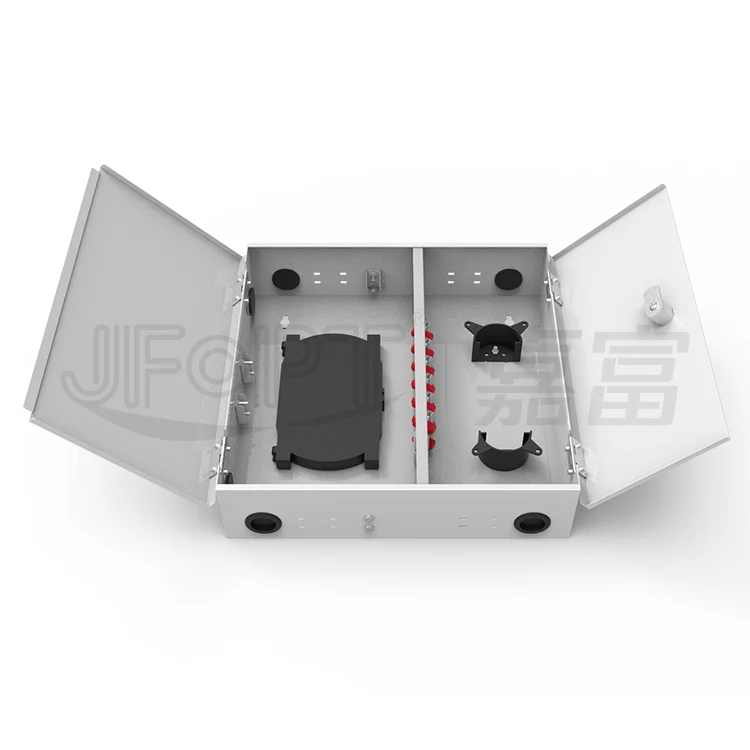 Низкая цена хорошее качество 12 24 48 портов SC LC FC ST адаптер Настенный волоконно-оптический Корпус Наружная распределенная коробка