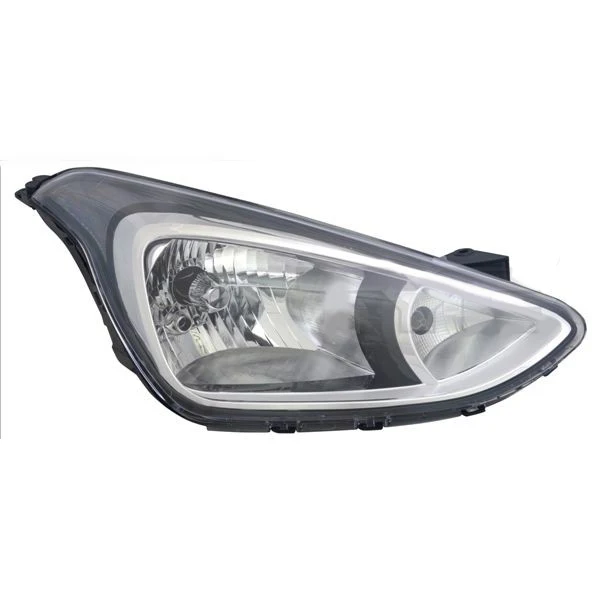 Front Light Head Lamp For 2018 2019 2020 Hyundai I10 Sedan CAPA Clear Lens Headlamp Headlight 92102-B4500