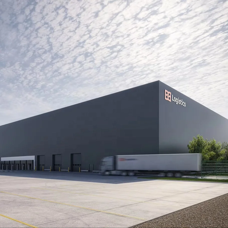 Современная конструкция стальной мастерской и складское здание для офисной гостиницы квартиры