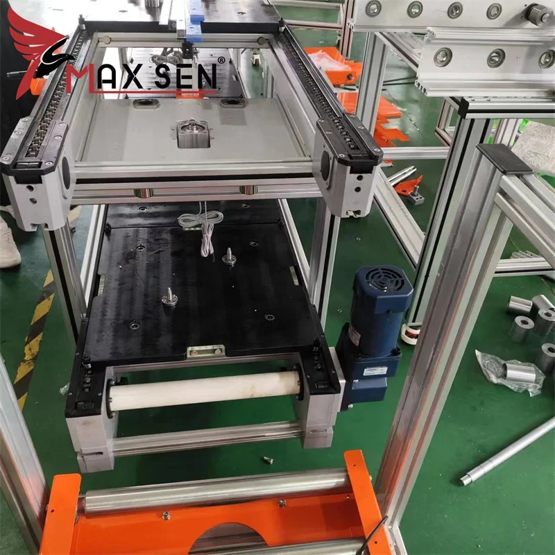 Maxsen Hot Sale Customized Double Speed Chain Conveyor Powered Pallet Transfer Chain Conveyor System Assembly Line