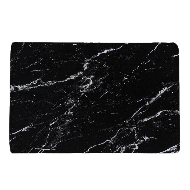 Beautiful Marble Geometric Texture Stitching Pattern Printed Kitchen Bathroom Doormat