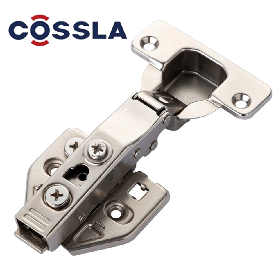 CHINA factory COSSLA 3D clip on soft close SS  clip on stainless steel 304 door hingess stainless steel Hinge