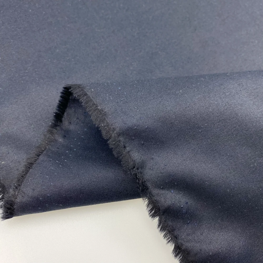 Woven 70gsm dress material blue lightweight breathable dyed poplin organic 55% tencel 45% cotton fabric