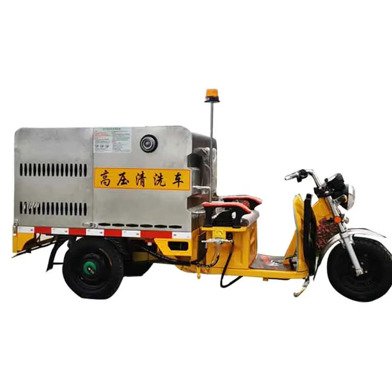 mingfeng new energy vehicle electric three-wheels street high-pressure cleaning truck water cart