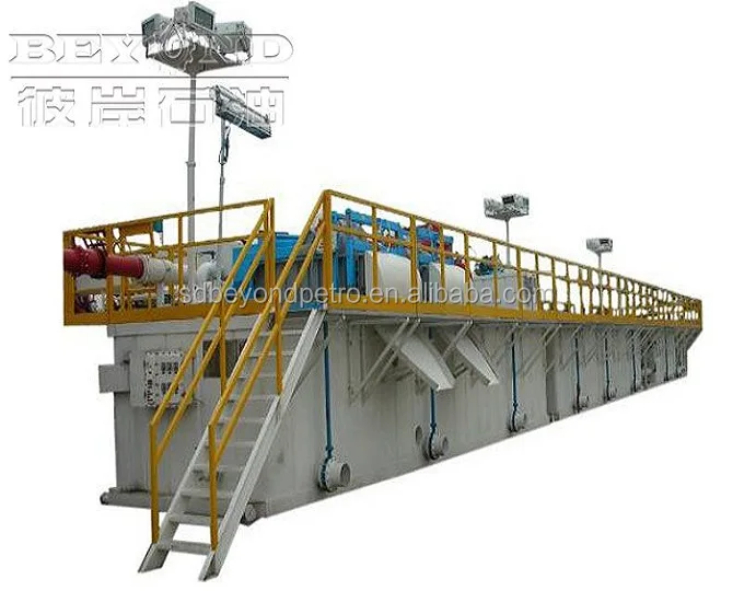 Стандартная твердая система управления Api для высококачественных грязевых резервуаров, используемых в бурении нефтяных скважин