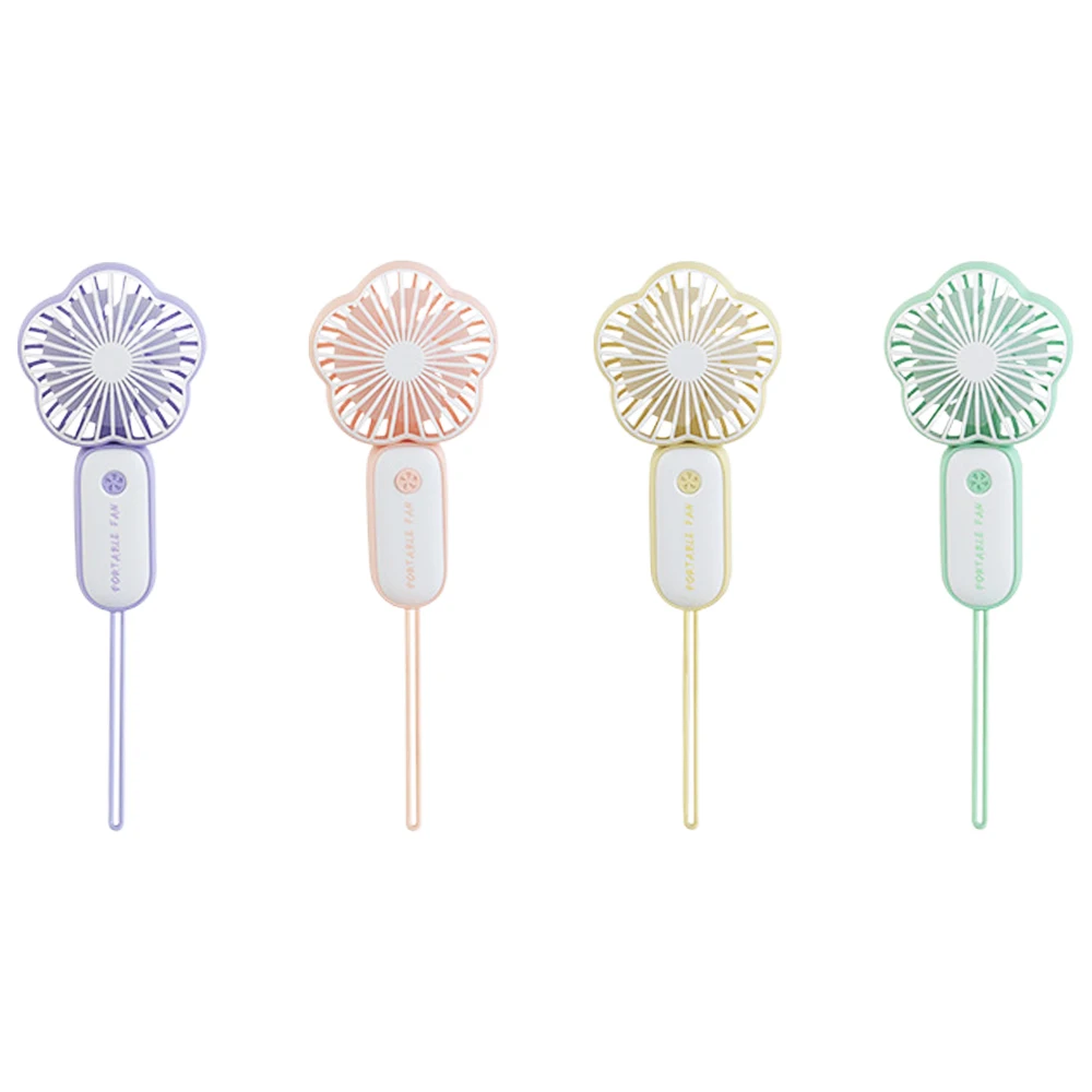 Best Selling USB Charging Mini Portable Cooling High Speed Fan ABS Material Simple Button handheld Fans with Customizable Logo