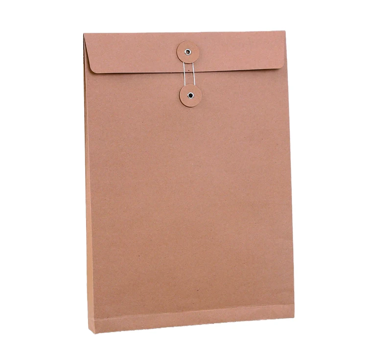 kraft string tie envelopes with window