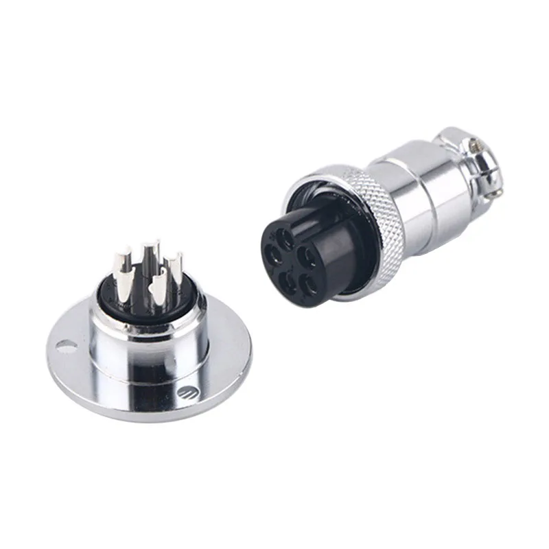 GX20  connectors 2Pin 3pin 4pin 5pin 6/7/8/9/10/11/12/14/15pin Connector flange mounting aviation plug male and female