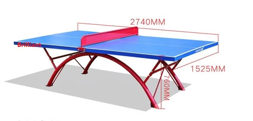China Cheaper Hot-sale Modern International Standard Durable Foldable Outdoor Waterproof Ping Pong Table