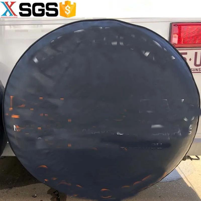 Wholesale Cheap Custom Logo printing Spare Tire Cover PVC Wheel Cover
