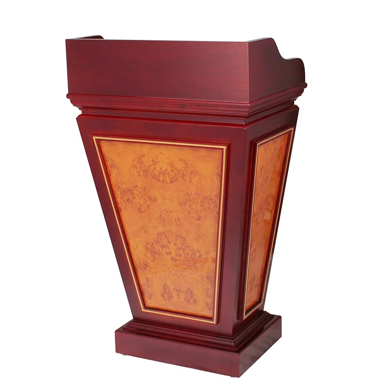 Wholesale hotel wooden rostrum lectern church pulpit podium