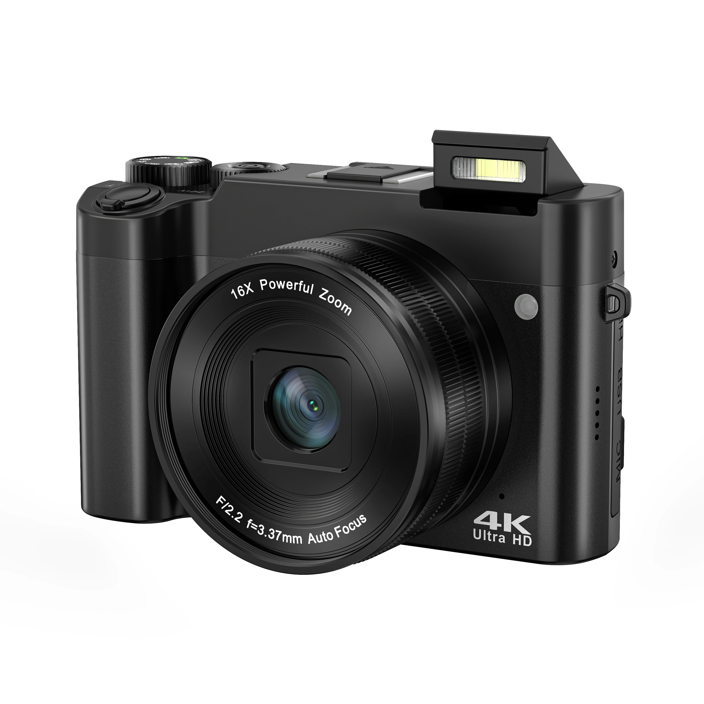 2024 Dslr Beginner Compact Cheap Vlogging Youtube Point Shoot 4k 64mp 16x Digital Photography Cameras