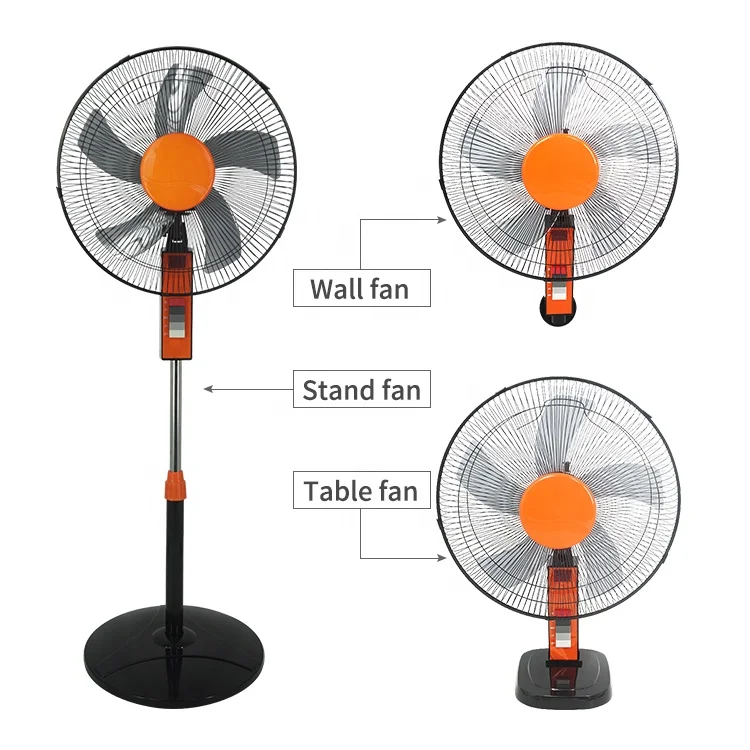 16 Inch 3 in 1 electric industrial air cooler cheap oscillating powerful latest ce floor stand fan for summer