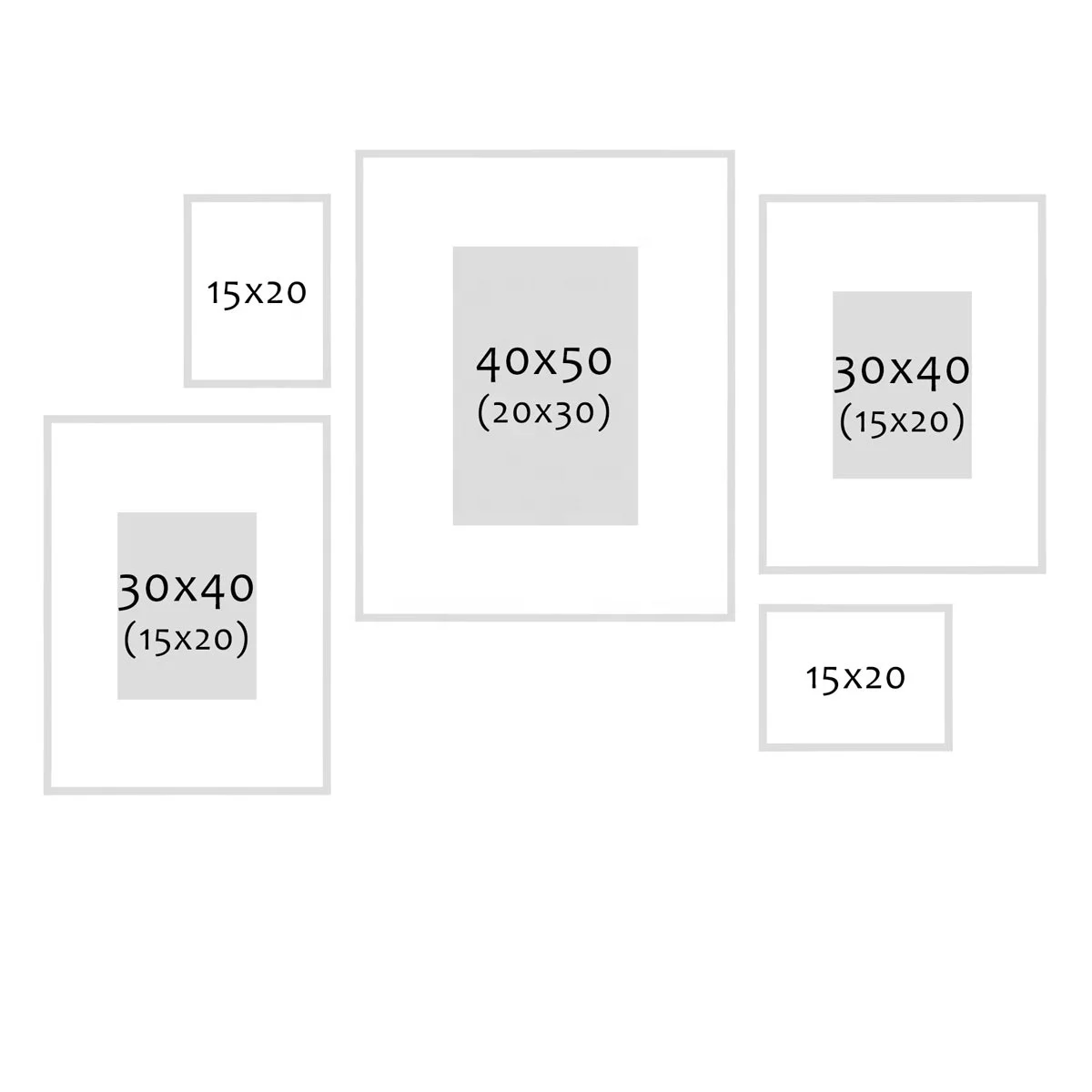 11x14 5x5 12x18 4x5 тонкая алюминиевая кинорамка для