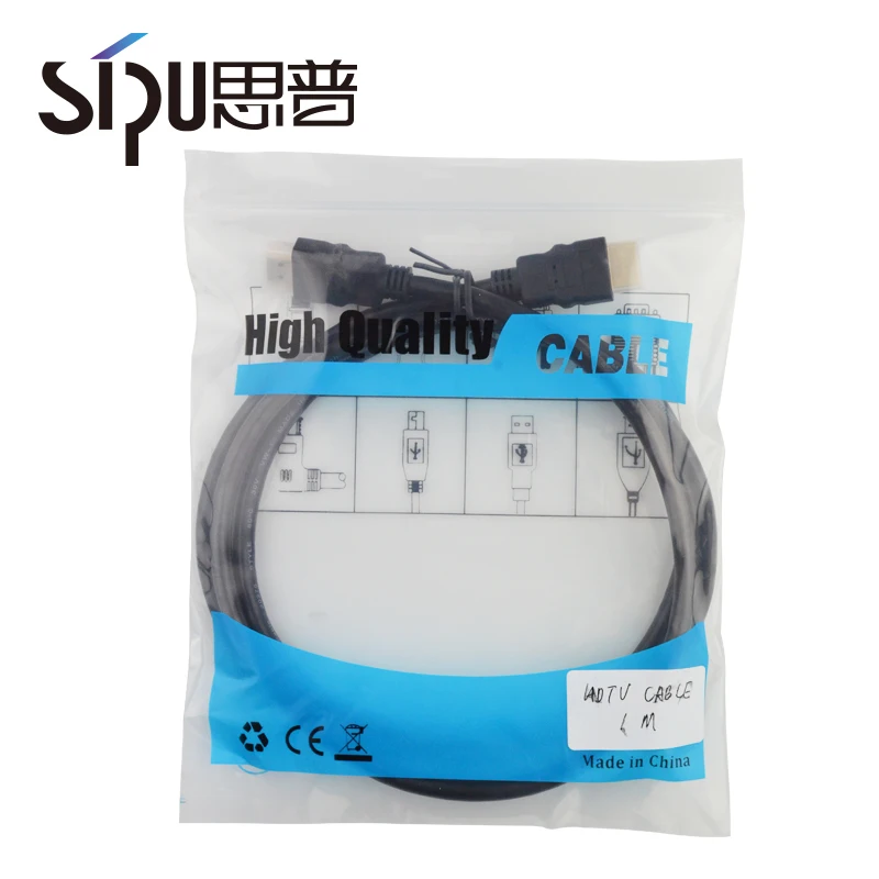  SIPU 4K hdmi кабель 1 5 м высокоскоростной никелированный шнур для