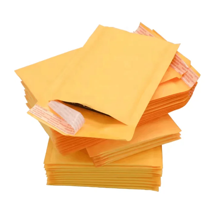 Stock Spotting Multi Size Kraft Bubble Envelopes Mailing Packaging Bags Shockproof Waterproof Transport Outer Packaging