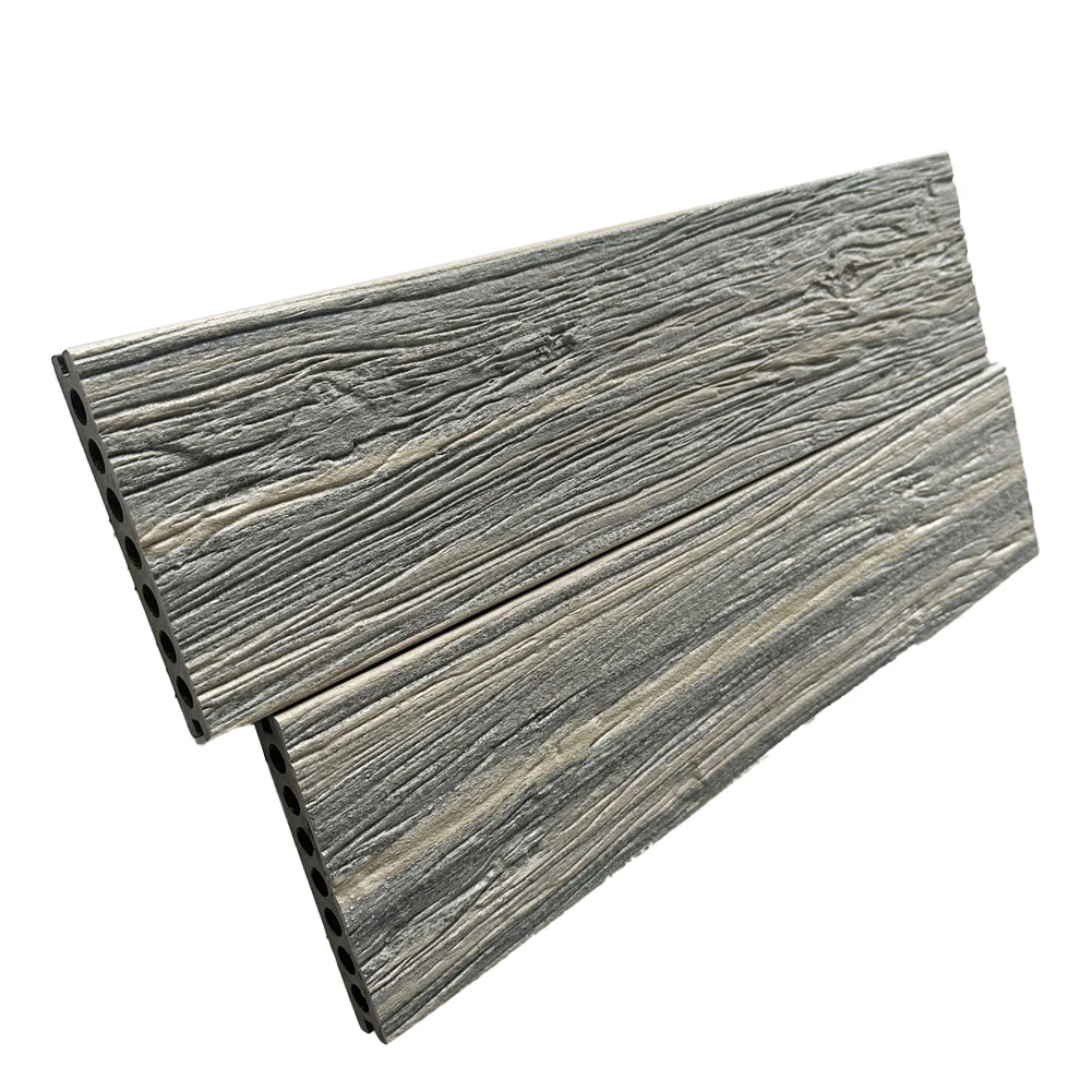 Outdoor Extruded Timber Elastic Composite Decking PVC Garden Flooring Especial For Advanced Engineering