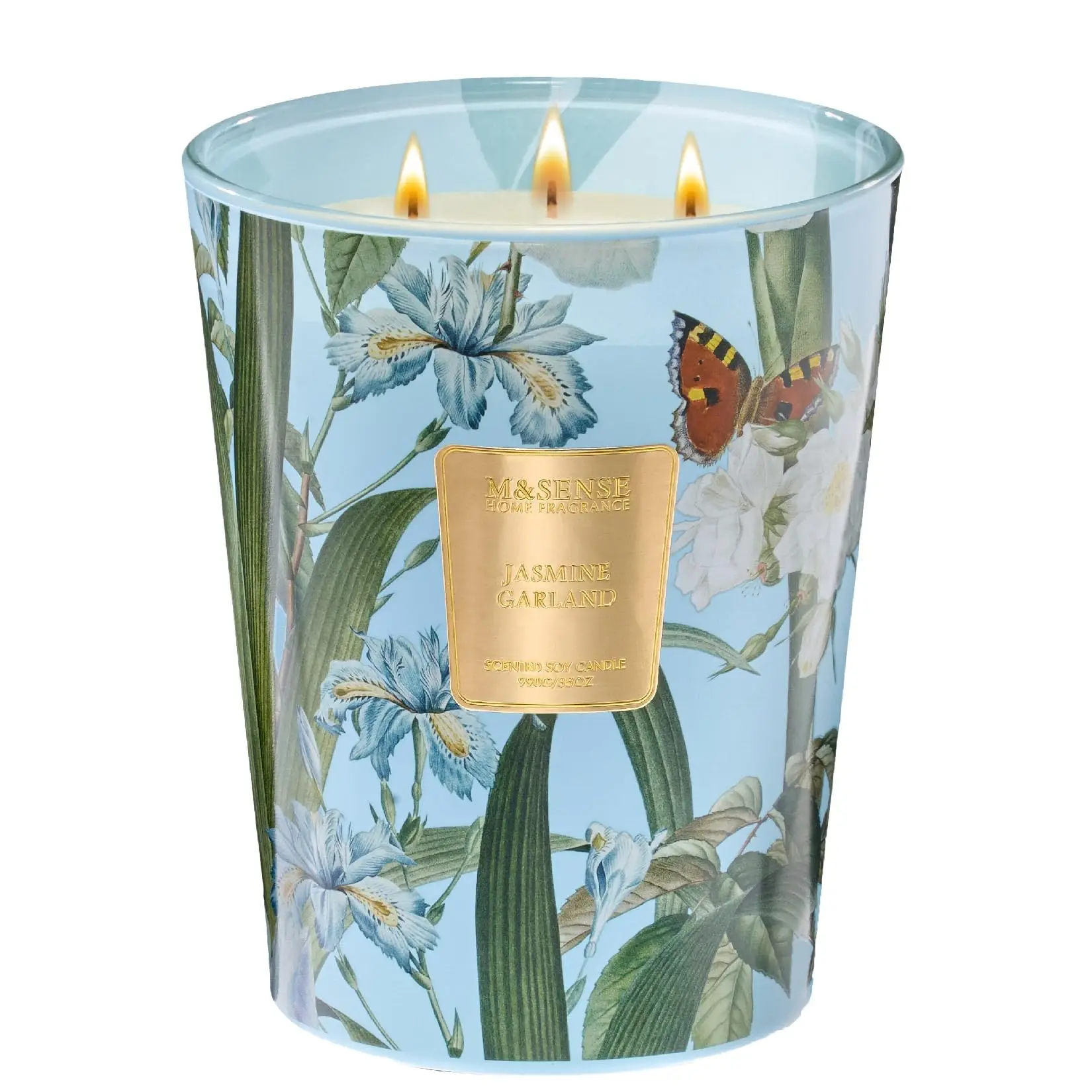 Wanhua 35oz 150 Hour Long Lasting Slow Burning Extra Large Lavender Soy Candles for Home Scented