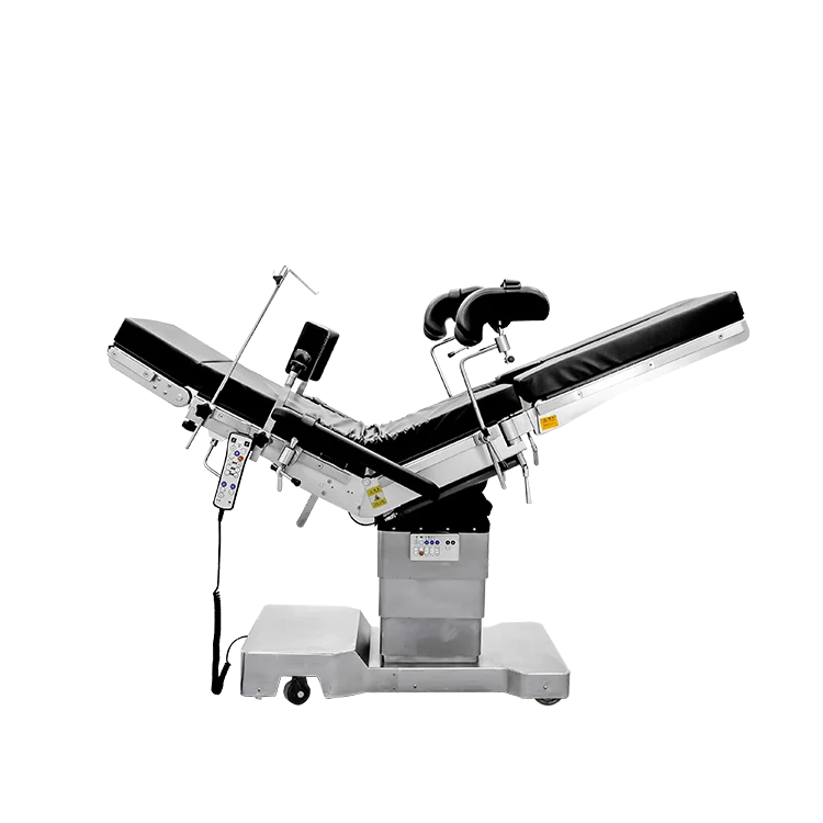 Medical Equipment electric surgical ot operating bed shoulder  c arm orthopedic table with pad restraints