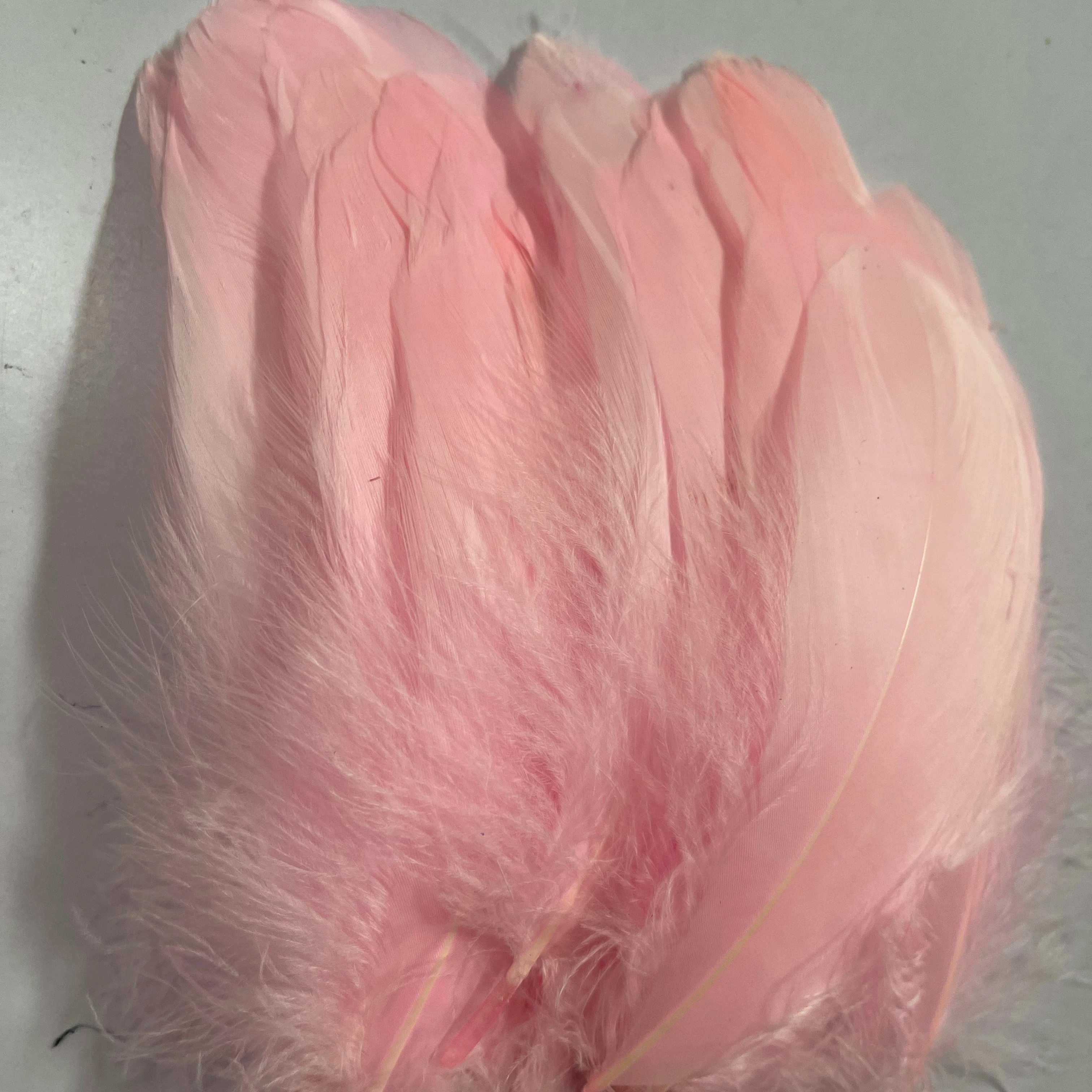 Wholesale Dyed Goose feather 12-17CM 150pcs per bag Diy Handwork Decoration feathers for Crafts