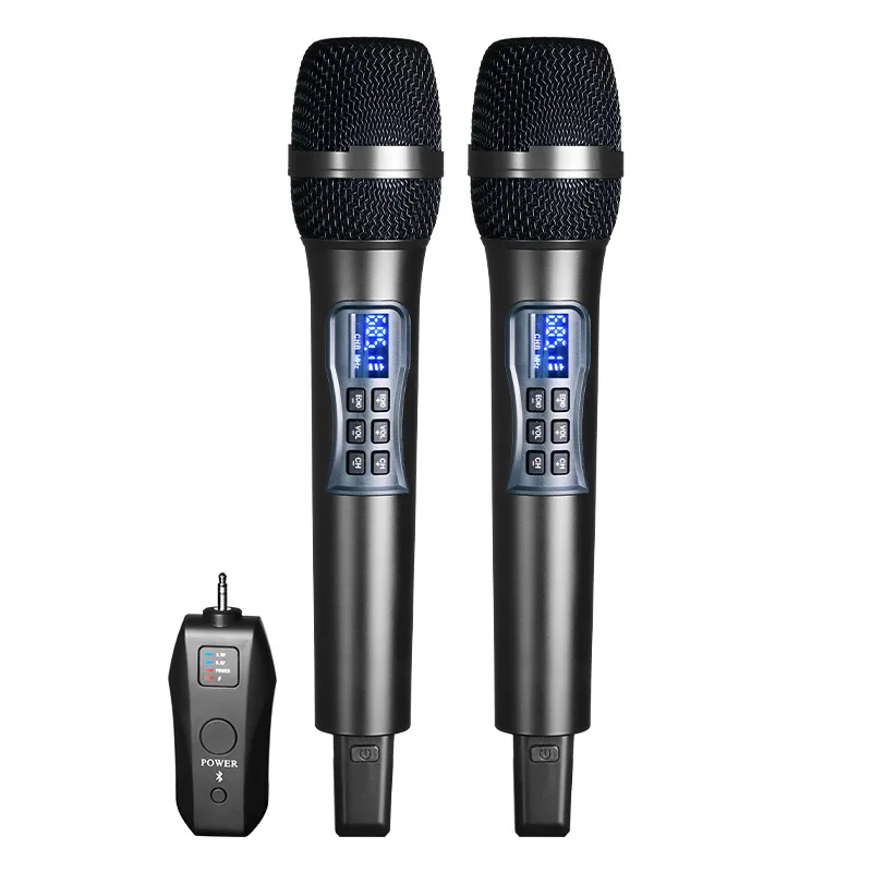 Karaoke wireless microphone, receiver, audio singing performance, professional home reverberation, high and low pitch