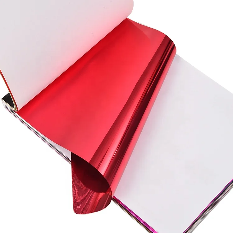 Gold Aluminum Foil Silver Metallized Decorative Film Hard Plastic PVC Sheet Film Roll