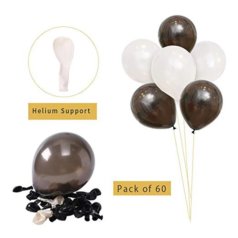 YR  Custom logo printed latex balloons  Rose Gold Happy Birthday Party Inflatable Foil Balloons SET