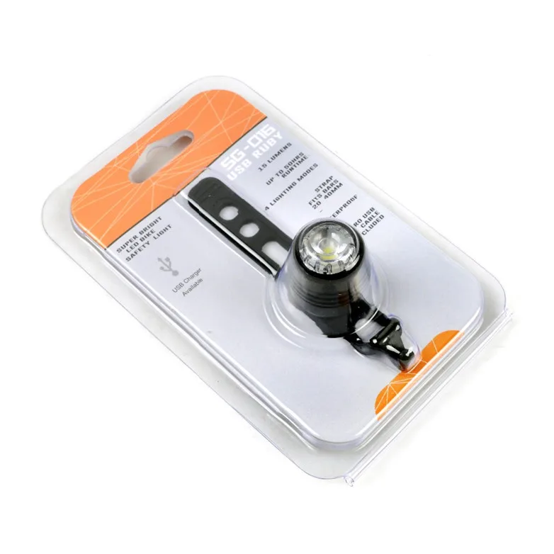 Ruby Diamond Bicycle Led Lights Safety Tail Signal Rear Bike Light Usb Rechargeable