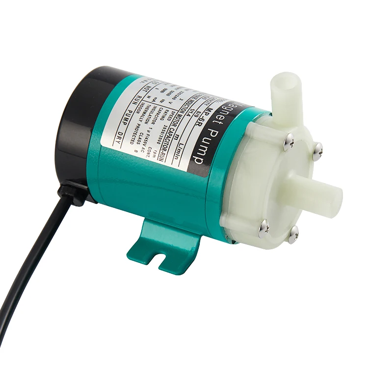 220VAC mini magnetic pumps magnet water electric pumps motor low flow chemical transfer pump MP-6R Pvdf Chemical resistance