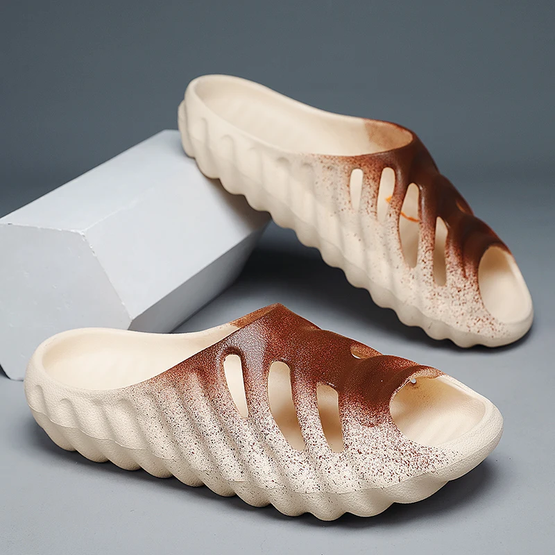 New Fashion Eazy Slide Slippers Custom Eva Slides Footwear Outdoor Summer Sandals Slipper Palm Slippers For Men