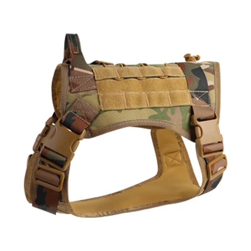 Tactical Dog Harness Military Dog Vest No Pull Pet Harness