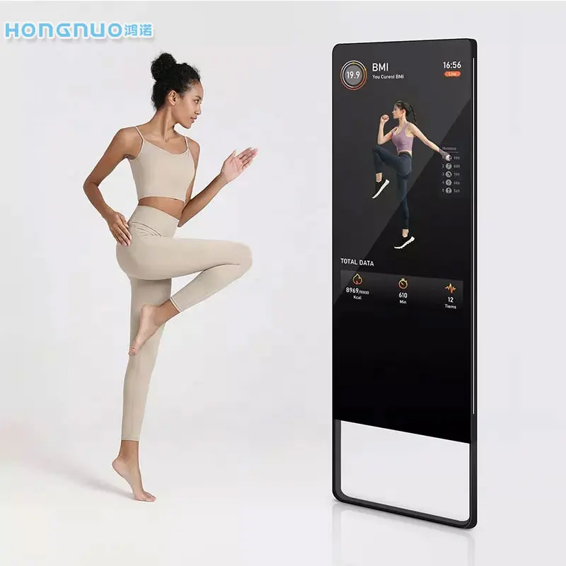 32 inch Home Gym Exercise Touch Screen Lcd Display Intelligent interactive fitness mirror Workout Mirror Smart Fitness Mirror