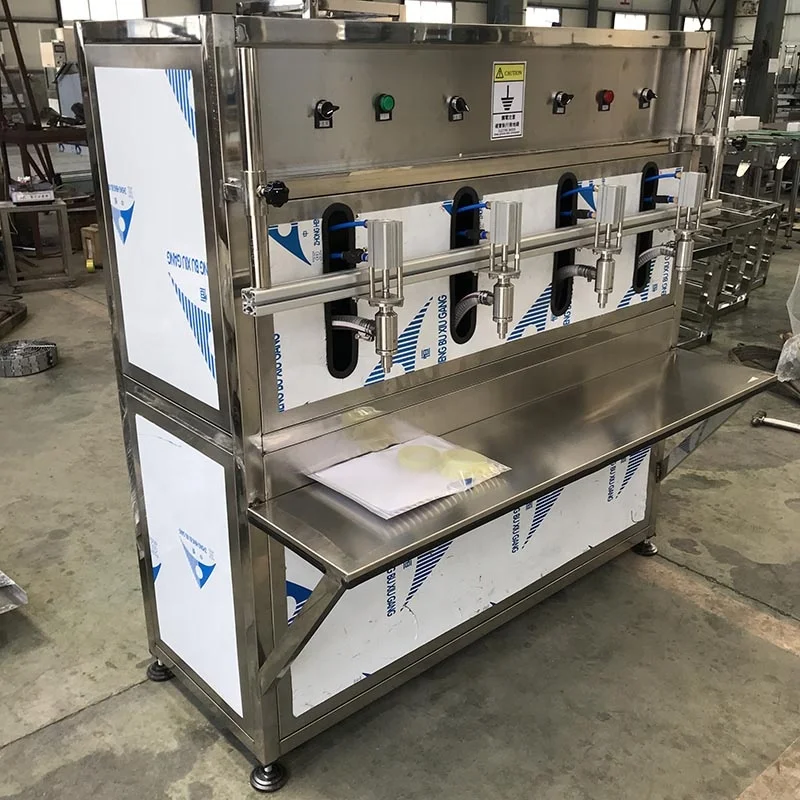 Semi Automatic Manual Desk Top Viscous Liquid Gel Jam Edible Oil Filling Machine