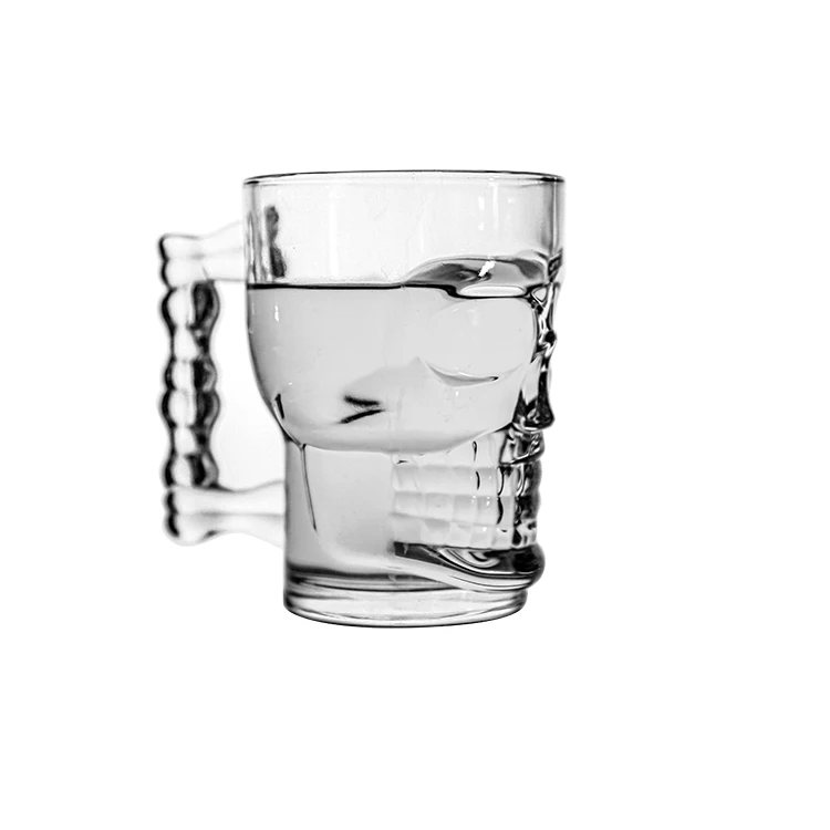 glass Blinkmax coffee cup with handle custom made beer mug  custom printed beer glasses novelty  glass giant beer