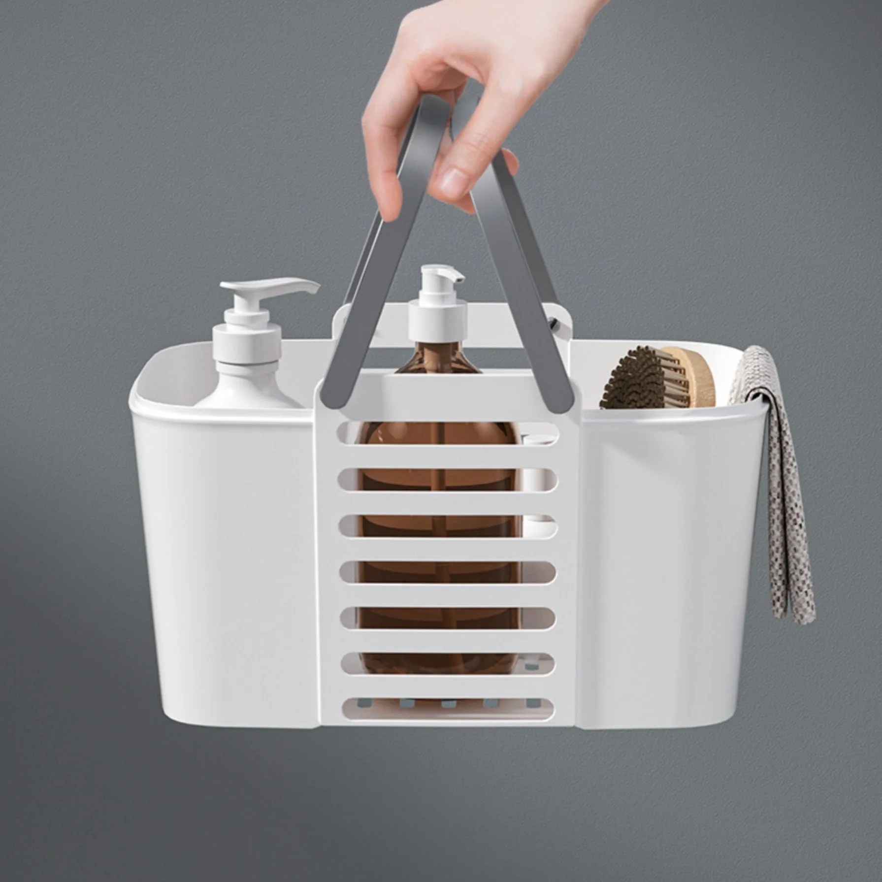 Hot Sale Utility  Laundry Hamper Organizer Pp Plastic Storage Basket With Comfort Carry Handles