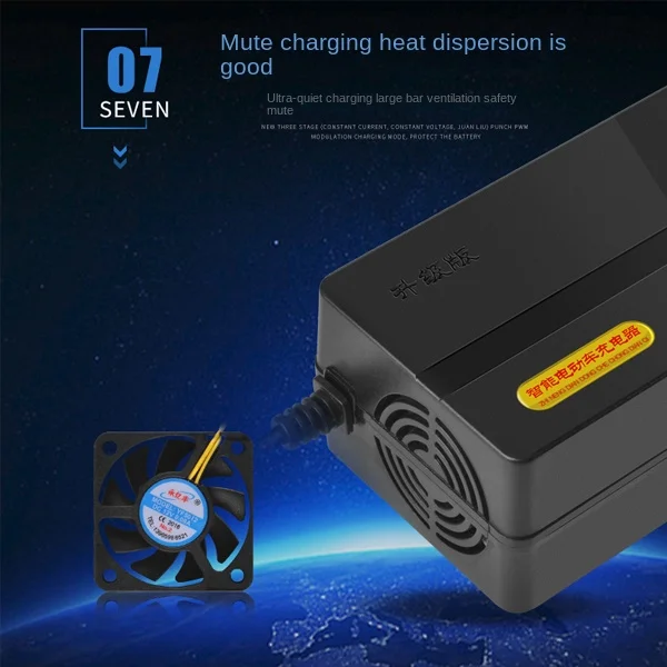 Lithium Ion Battery Noida 48V3A 58.4V 48V 3A Li Lipo Lifepo4 E-Bike 12.6V Lithium Ion Charger