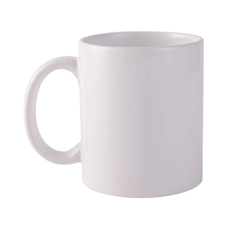 Wholesale price for 11 OZ Sublimation Mugs Blank White Mugs Coated Ceramic Cups Christmas DIY Mugs