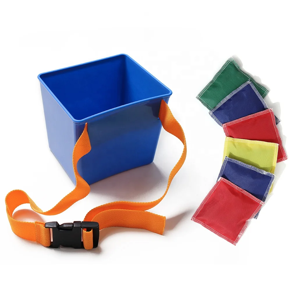 Garden toys Plastic Bucket Indoor Outdoor Throwing Toss Children Sport Toys for sale