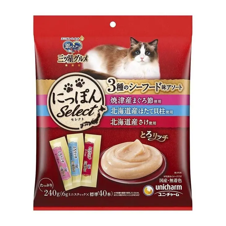 4520699625798 Unicharm Special Snack Trade Wet-cat-food-pouch Quality Line Chicken Pet Best Brand Wet Pouch Cat Food Treat