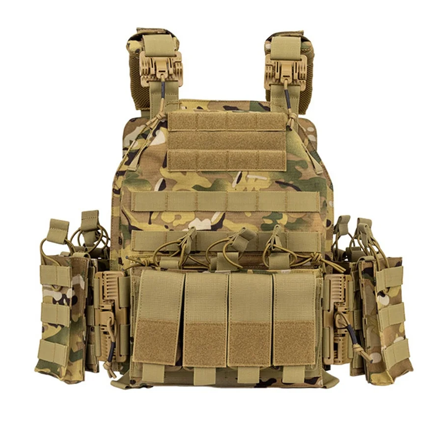 Quick-release Tactical Vest with MOLLE System - Easy to Put On and Take Off Quickly, High-quality Materials for Durability
