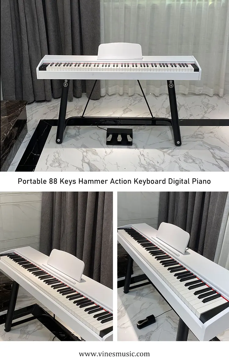 cheap portable  wooden 88 keys Piano Keyboard for Digital Piano Hammer Action