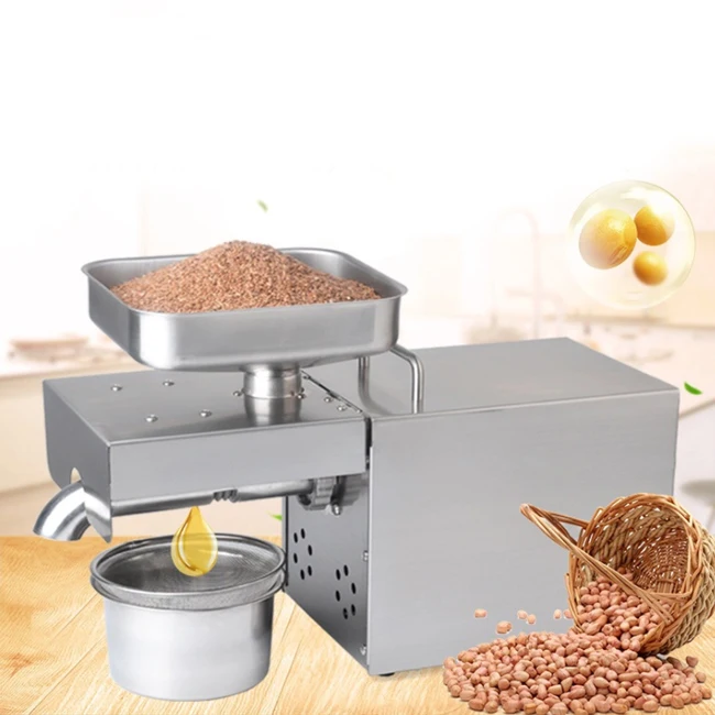 YTK-DG03 домашнего хозяйства МЗ нержавеющей стали для домашнего использования арахисовое масло-пресс для производства подсолнечного масла мельница машина для извлечения