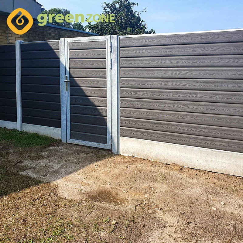 Wooden fence panels steel railing designs for balcony wpc fence