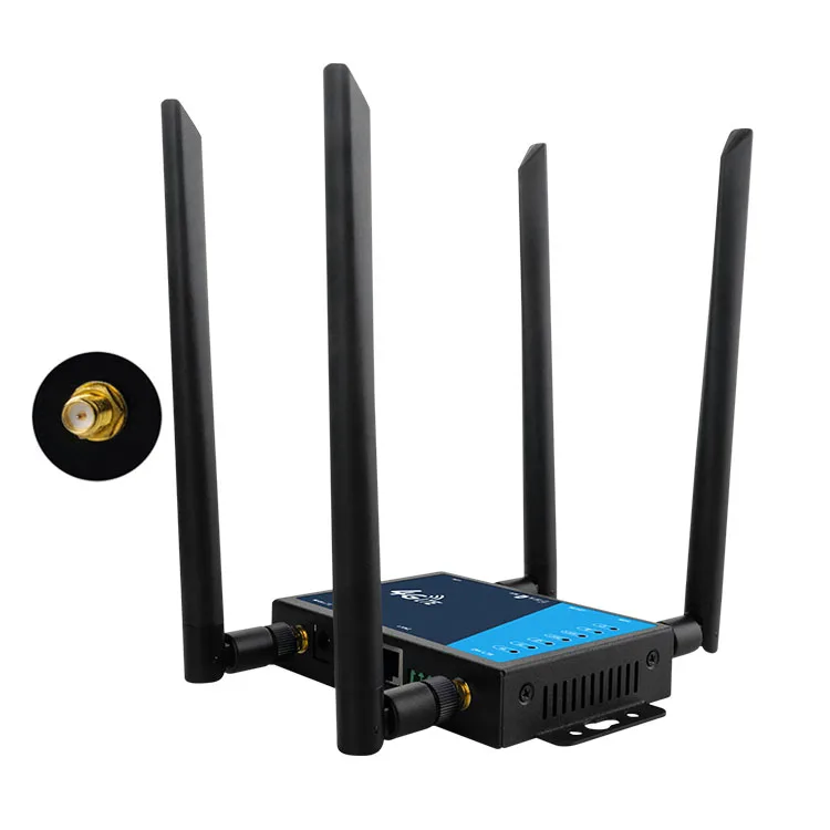 Tuoshi Factory OEM ODM Band Lock Industrial RJ45 SMA external antenna Sim lte wifi 4G CPE Router for Verizon AT&T T-Mobile Sprin