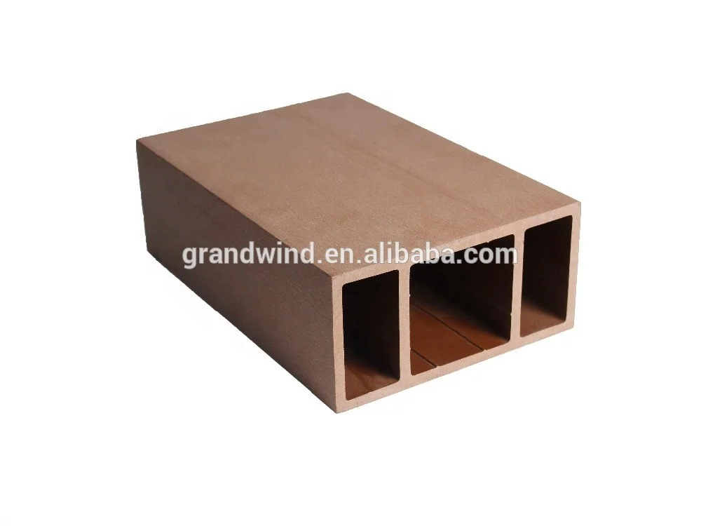 WPC louver tube for garden pergola