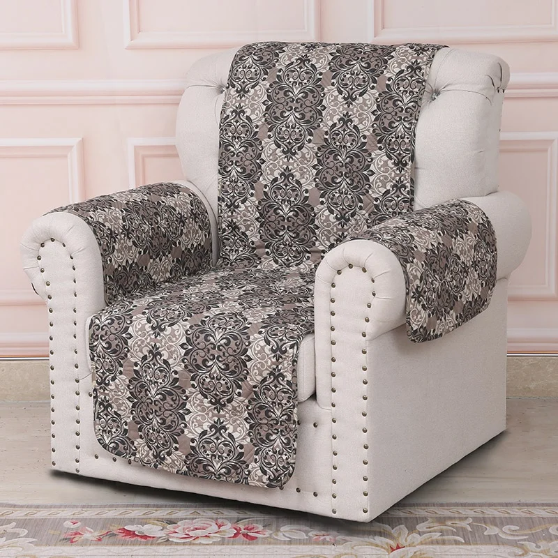 New design plant floral cartoon printed custom pattern sofa cover sofa protector waterproof