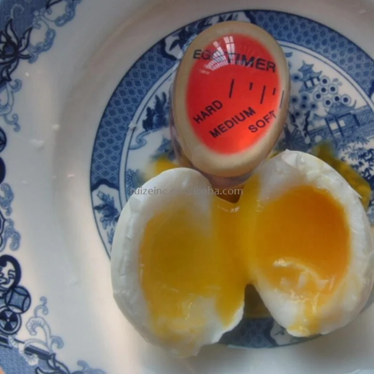  Egg Timer Perfect Color Changing Boiled Eggs Cooking Thermometer Helper Practical Kitchen