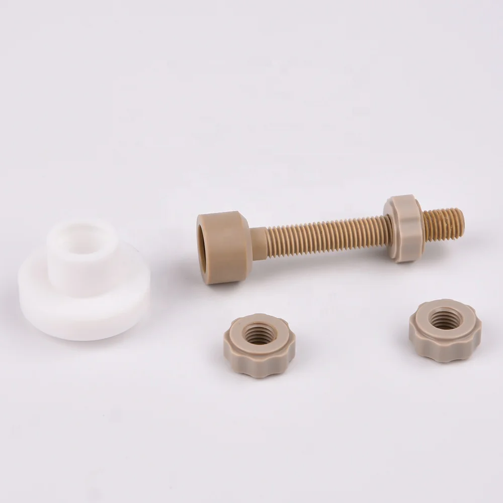 Customized high quality CNC machining plastic/nylon/pom/delrin/peek cnc turned machined plastic parts