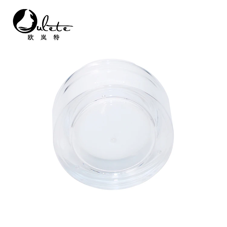 hot sale plastic acrylic cosmetic rose gold cream jar